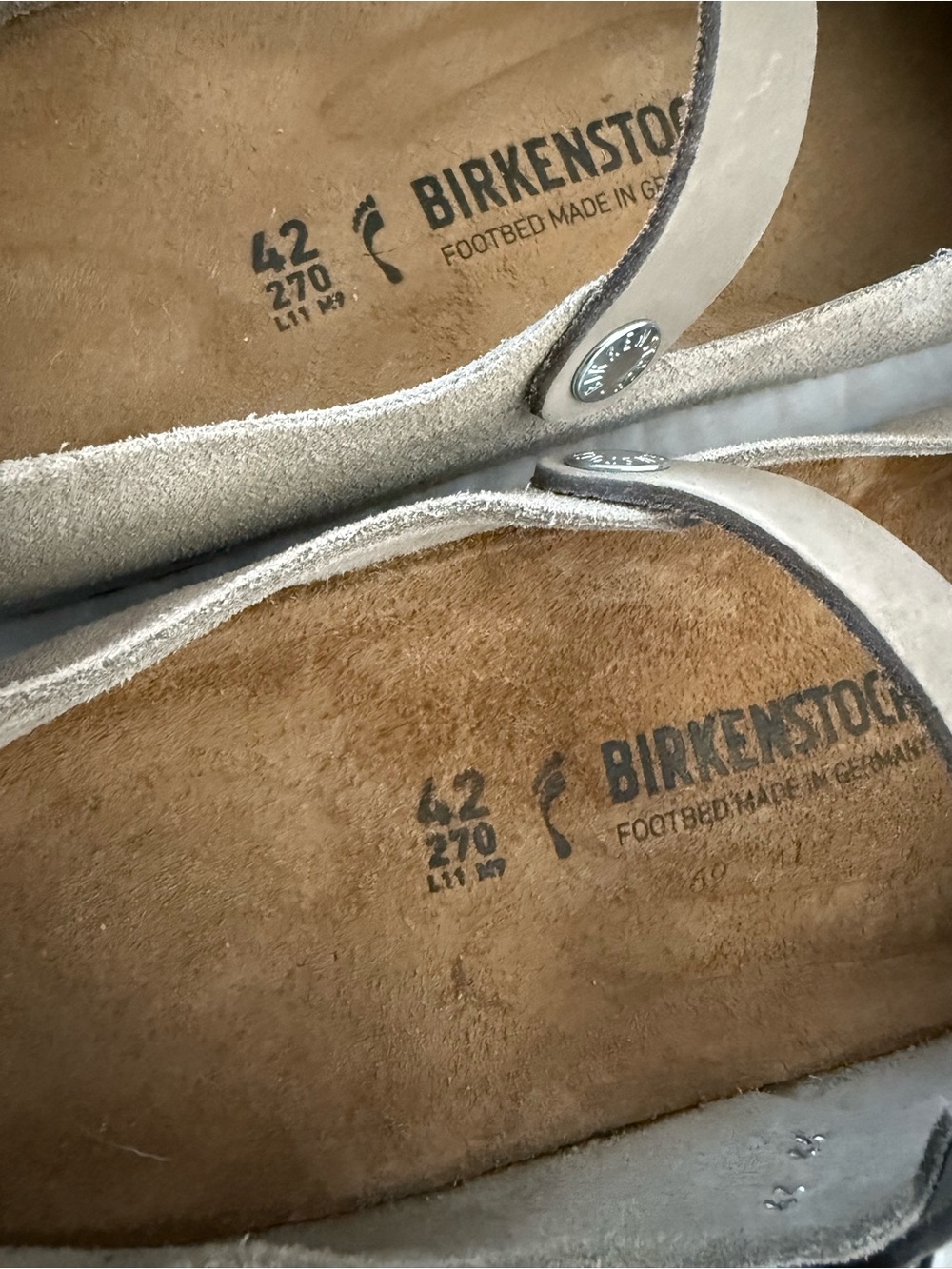 NWT Birkenstock Mantova Suede Leather Mary Jane’s Size 42 Narrow/Medium - Picture 4 of 6